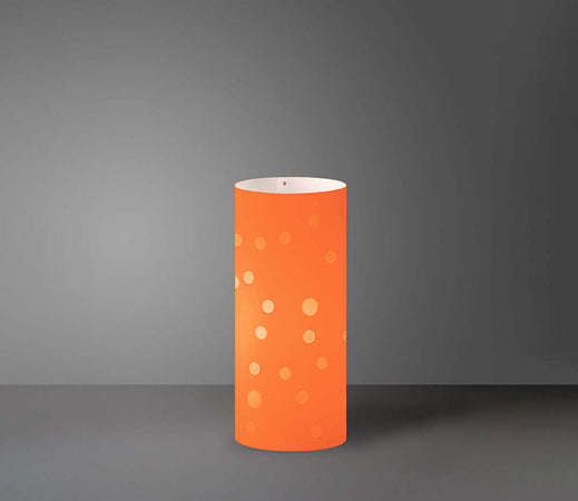 Lampada-Da-Tavolo-Moderna-A-1-Luce-Pois-In-Polilux-Bicolor-Arancione-Made-In-Italy