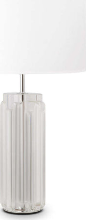 Lampada-Da-Tavolo-Moderno-Muse-Metallo-Cromo-Paralume-Tessuto-1-Luce-E27-60W