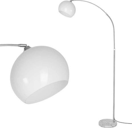 Lampada-da-terra-ad-ARCO-Piantana-Retro-Salotto-Studio-con-Paralume-Regolabile