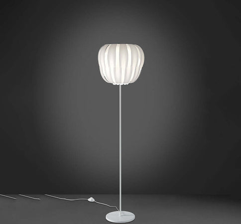 Lampada-Da-Terra-Con-Base-1-Luce-Queen-In-Polilux-Bianco-D60-Made-In-Italy