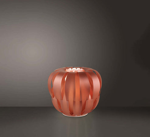 Lampada-Da-Terra-Moderna-2-Luci-Queen-In-Polilux-Rame-D60-Made-In-Italy