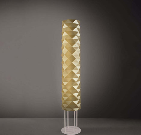 Lampada-Da-Terra-Moderna-3-Luci-Prisma-In-Polilux-Oro-H155-Made-In-Italy