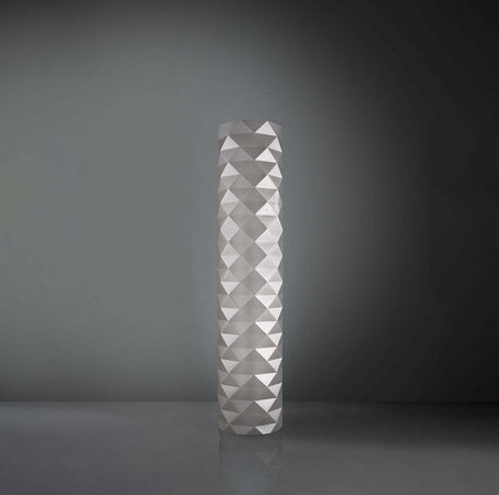 Lampada-Da-Terra-Moderna-3-Luci-Prisma-In-Polilux-Silver-H122-Made-In-Italy