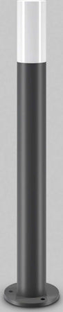 Lampada-Da-Terra-Moderna-Per-Esterno-Metallo-Grigio-1-Luce-E27-60W-Ip54