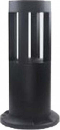 Lampada-Da-Terra-Segnapasso-Da-Giardino-Ip65-In-Alluminio-Vetro-12watt-Es59-Nero