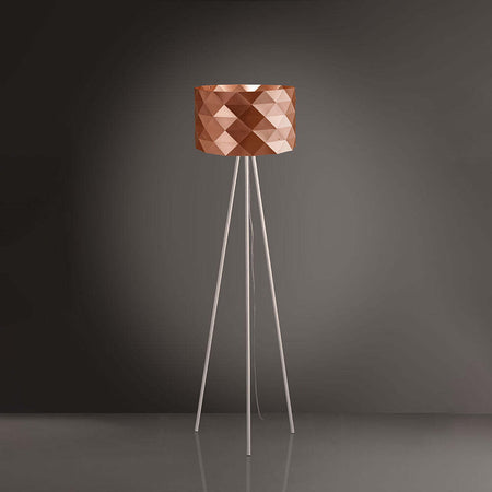 Lampada-Da-Terra-Treppiede-1-Luce-Prisma-In-Polilux-Rame-H146-Made-In-Italy