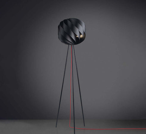 Lampada-Da-Terra-Treppiede-Globe-1-Luce-In-Polilux-Nero-D40-Made-In-Italy