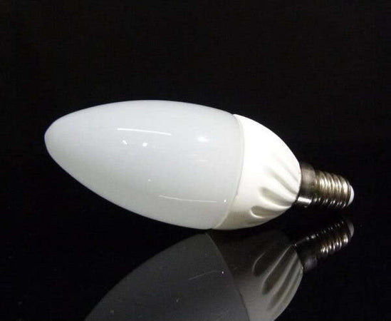 Lampada Lampadina Led 4w Watt E14 Luce Bianca Calda Fredda Oliva In Ceramica Illuminazione/Lampadine/Lampadine a LED Trade Shop italia - Napoli, Commerciovirtuoso.it