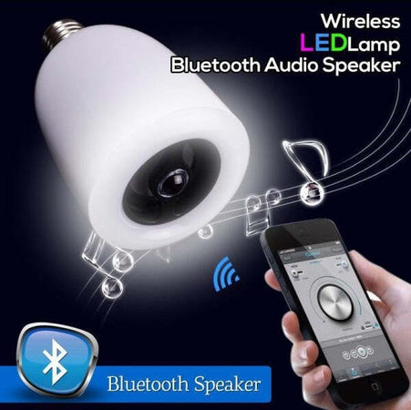 Lampada Lampadina Led E27 Con Cassa Speaker Bluetooth E Telecomando Illuminazione/Lampadine/Lampadine speciali/Lampadine colorate Trade Shop italia - Napoli, Commerciovirtuoso.it