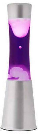 Lampada Lava Liquido Viola Lampada per Illuminazione D'atmosfera Lava Lamp in Vetro Design Moderno I-Total
