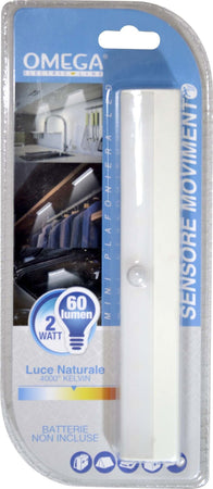 Lampada Led Per Armadi Con Sensore Di Movimento, 2W, 60 Lm, 4000K, Accensione Fino A 3 Metri Di Distanza, Adesivo 3M Per Il Fissaggio A Parete, Funzionante Con 4Xaaa Batterie Non Incluse Illuminazione/Lampadine/Lampadine a LED Non solo alimenti - Albano Laziale, Commerciovirtuoso.it