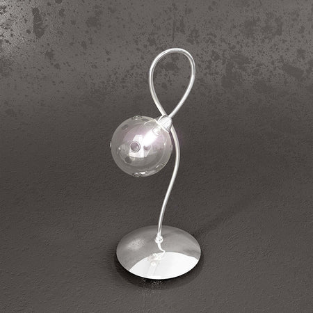 Lampada-Scrivania-Contemporanea-Super-Ball-Metallo-Cromo-Vetro-Pirex-1-Luce-G9