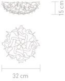 Lampada Soffitto-Parete Slamp Veli Prisma