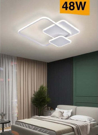Lampada-Soffitto-Plafoniera-Led-48w-Moderno-3-Quadrati-Luce-6500k-4000k-3000k-C31