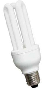 LAMPADA TRE TUBI E27 FLUORESCENTE COMPATTA