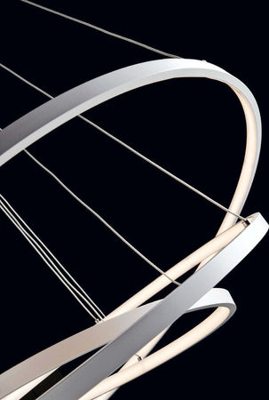 Lampadari-moderni-Illuminando-ANELLI-3-LED-sospensione-metallo-bianco-cerchi-interni-58W-4060LM