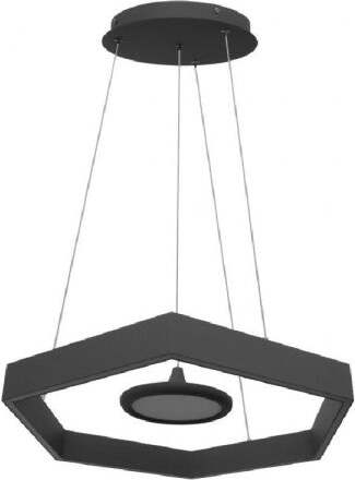 Lampadario-A-Sospensione-34watt-Led-Rombo-Grigio-Tono-Bianco-Freddo-6500k-Lp-07g