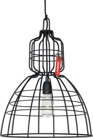 LAMPADARIO A SOSPENSIONE STILE VINTAGE CON PARALUME FORMA GABBIA NERO CON ATTACCO E27 Illuminazione/Illuminazione per interni/Lampadari lampade a sospensione e plafoniere/Lampade a sospensione Led Mall Home - Napoli, Commerciovirtuoso.it