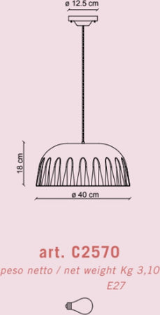 Lampadario-ceramica-Ferroluce-Decò-MADAME-GRES-C2570-E27-LED-sospensione-classica-moderna