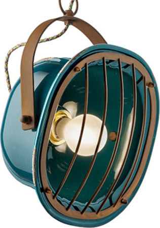 Lampadario-ceramica-Ferroluce-Retrò-INDUSTRIAL-C1657-VIV-E27-LED-sospensione