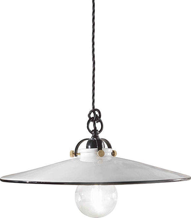 Lampadario-Classico-Asti-Ottone-E-Ceramica-Ferro-E-Ceramica-Nero-1-Luce-E27