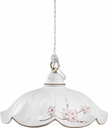 Lampadario-Classico-Belluno-Ceramica-E-Ottone-Satinato-Decorato-1-Luce-E27