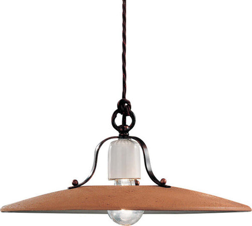 Lampadario-Classico-Bologna-Metallo-E-Ceramica-Nero-Sfumato-Rame-40Cm-1-Luce-E27