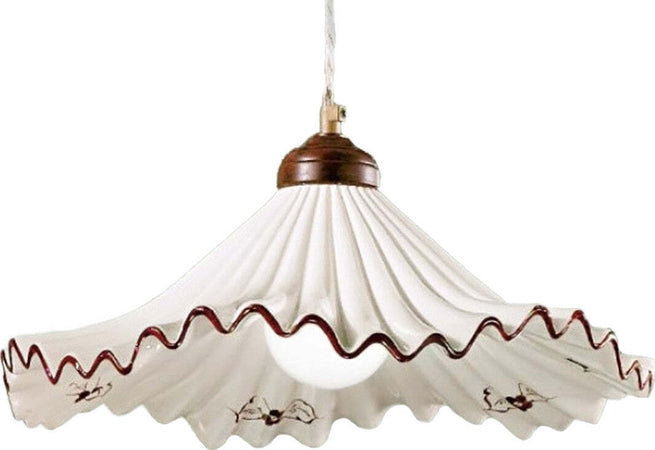 Lampadario-classico-Due-P-illuminazione-ANNA-SG-E27-LED-ceramica-sospensione