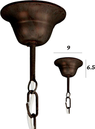 Lampadario-classico-Due-P-illuminazione-YOKE-2712-S2-E27-LED-testa-moro-vetro-bilanciere-lampada-soffitto