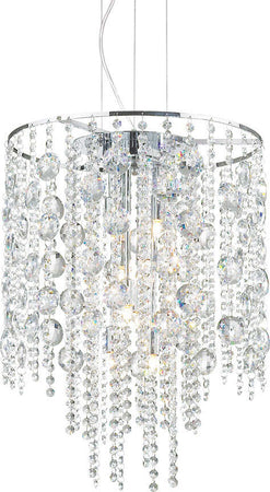 Lampadario-Classico-Evasione-Vetro-Cromo-8-Luci-G9-3W-3000K-Luce-Calda