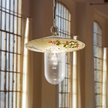 Lampadario-classico-Ferroluce-GENOVA-A402-SO-E27-LED-alluminio-sospensione