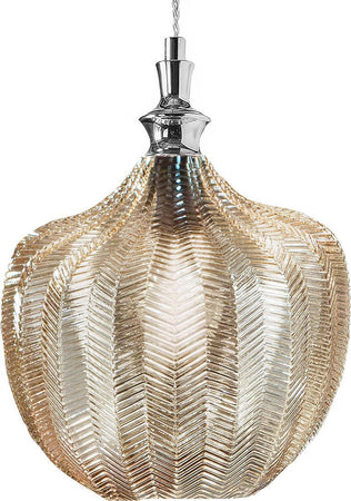 Lampadario-classico-Gea-Luce-CLEOFE-S10-E27-LED-vetro-ocra-lampada-sospensione