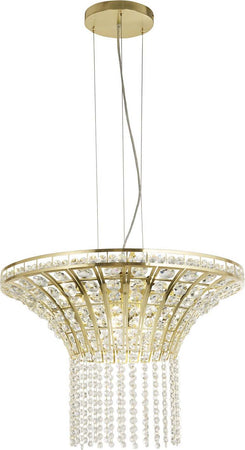 Lampadario-Classico-Gemma-Acciaio-Ottone-Cristallo-8-Luci-G9