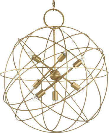 Lampadario-classico-IDEAL-LUX-KONSE-SP7-156033-E27-LED-80CM-sospensione-metallo-oro-scuro-tonda-multiluce-interno