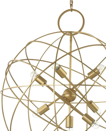 Lampadario-classico-IDEAL-LUX-KONSE-SP7-156033-E27-LED-80CM-sospensione-metallo-oro-scuro-tonda-multiluce-interno