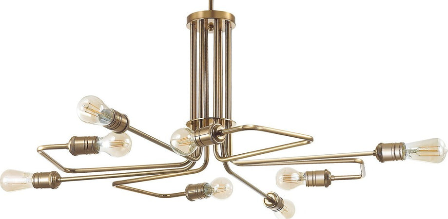 Lampadario-classico-Ideal-Lux-TRIUMPH-160269-SP8-E27-LED-metallo-sospensione