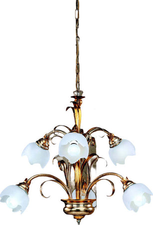 Lampadario-Classico-In-Ferro-Argento-Mecca-6-Luci-Alcidi