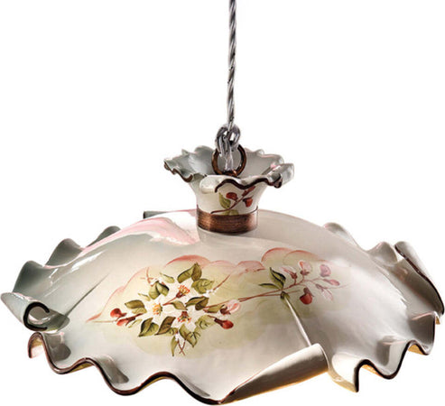 Lampadario-Classico-Milano-Metallo-E-Ceramica-Nero-Sfumato-Rame-43Cm-1-Luce-E27