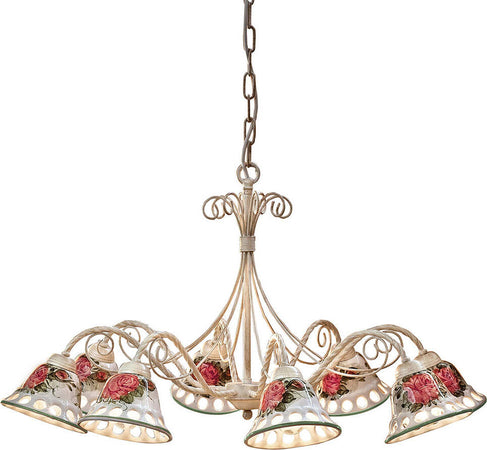 Lampadario-Classico-Napoli-Metallo-E-Ceramica-Bianco-Sfumato-Oro-8-Luce-E14