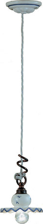 Lampadario-Classico-Roma-Metallo-E-Ceramica-Nero-Sfumato-Rame-1-Luce-E14