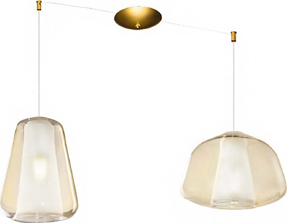 Lampadario-classico-Top-Light-DOUBLE-SKIN-1176OS-S2-AG-E27-LED-vetro-sospensione