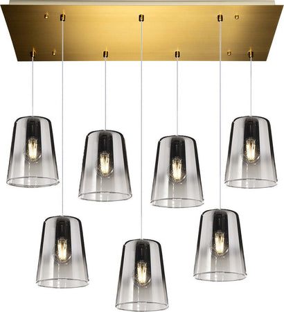 Lampadario-classico-Top-Light-SHADED-1164OS-S7-R-CR-E27-LED-vetro-colorato-lampada-soffitto