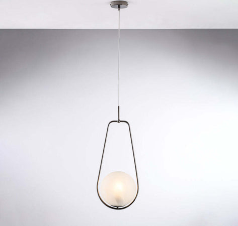 Lampadario-Contemporaneo-Afrodite-Cromo-Nero-1-Luce-E27