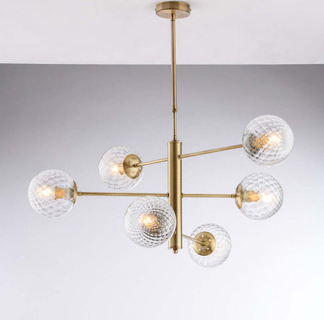 Lampadario-Contemporaneo-Demetra-Bronzo-6-Luci-E14