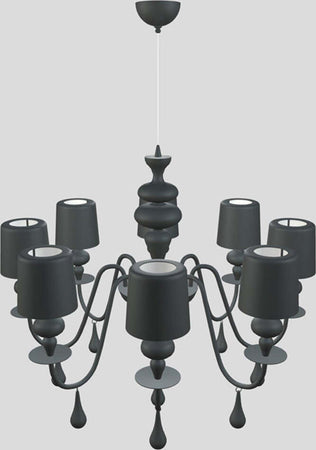 Lampadario-Contemporaneo-Eva-In-Plastica-Grigio-Alluminio-8-Luci
