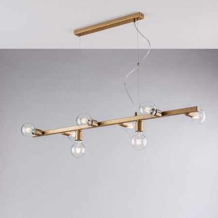 Lampadario-Contemporaneo-Fabian-Oro-8-Luci-E27
