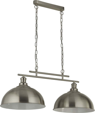 Lampadario-Contemporaneo-Fusione-Acciaio-Argento-2-Luci-E27