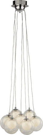 Lampadario-Contemporaneo-Grappolo-Acciaio-Cromo-Vetro-Bianco-Led-2,5W-3000K