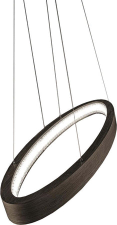 Lampadario-Contemporaneo-Libe-Metallo/Legno-Rovere-E-Cristallo-Led-86,5W