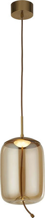 Lampadario-Contemporaneo-Lisbona-Acciaio-Ottone-Vetro-Argento-Led-6W-2700K